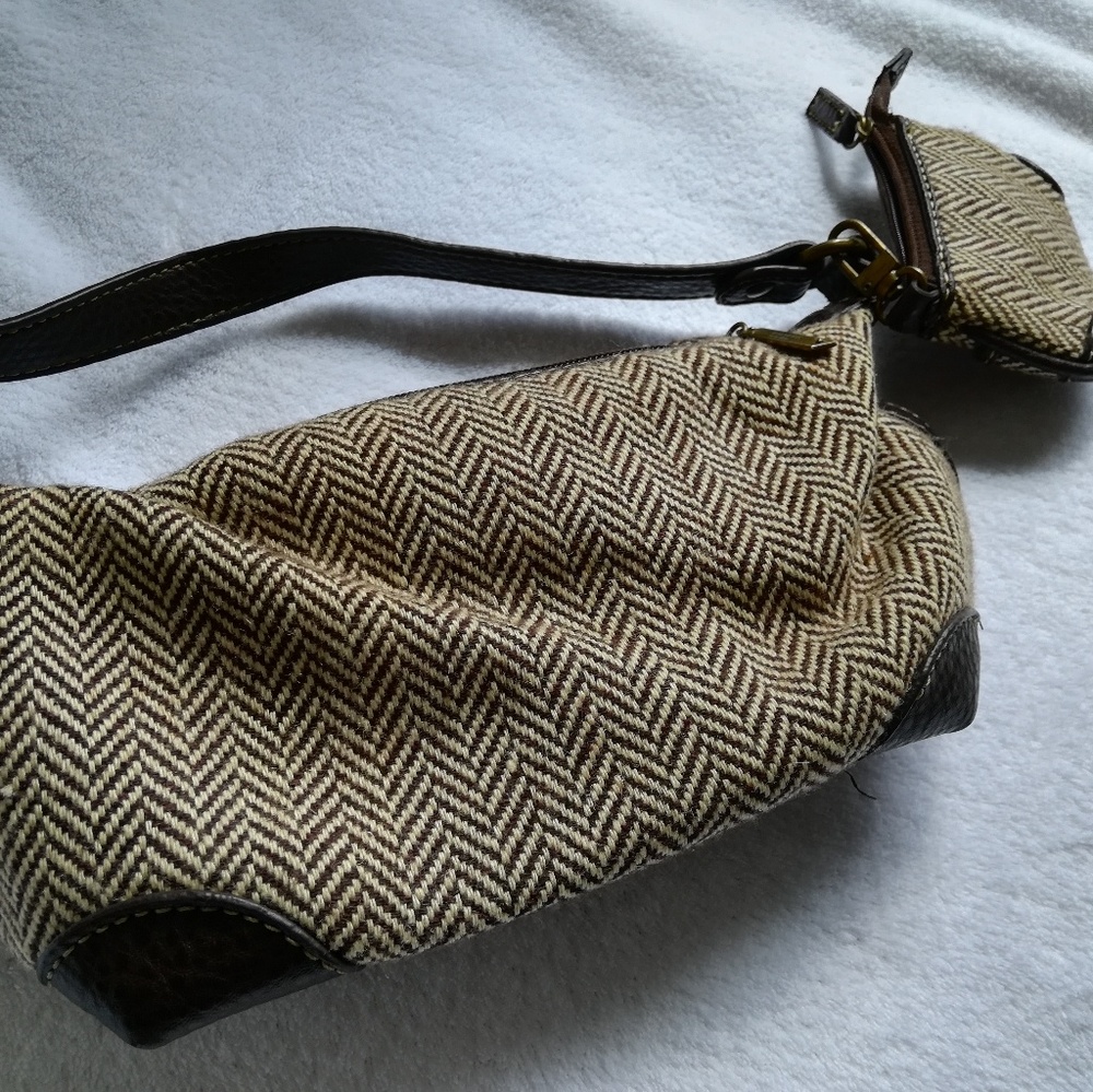 Brown and Cream Chaps Bag